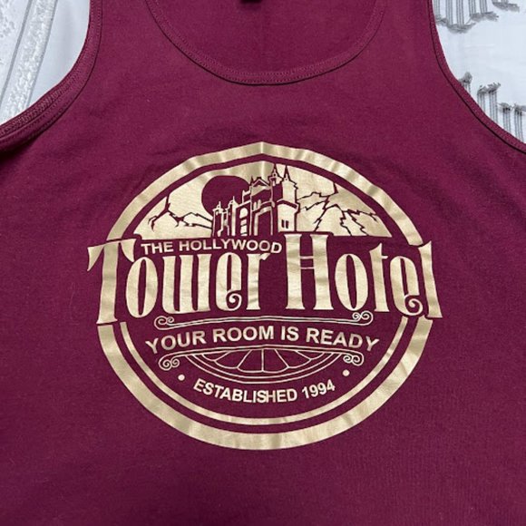 Disney Hollywood Studios Tower of Terror Unisex Tank Top - Picture 2 of 4